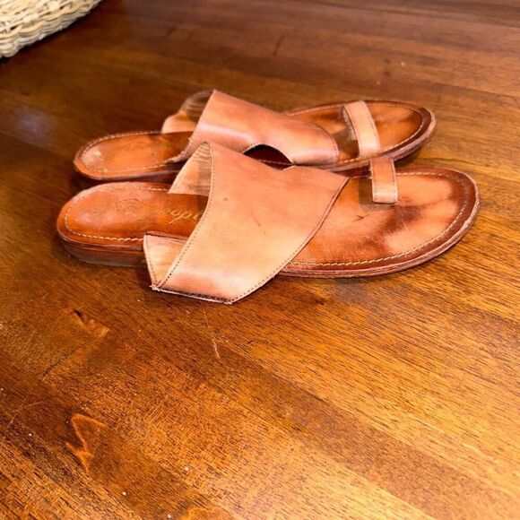 Free People Sant Antoni Leather Slide Sandals - Picture 3 of 7